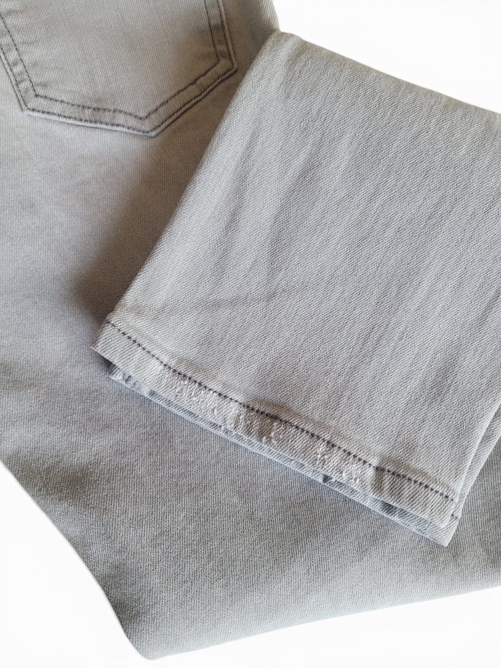 Volcom Vorta Slim Straight Boys 14 Gray Stretch Jeans Skate 28x27 - Picture 16 of 16